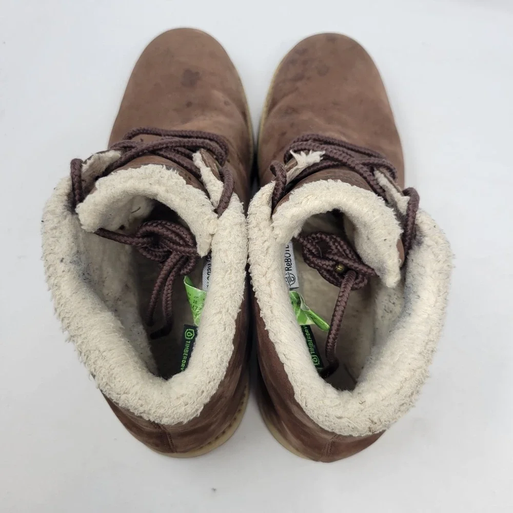 Timberland Men's Waterproof‎ Insulated Leather Chukka Boots Brown Size 10